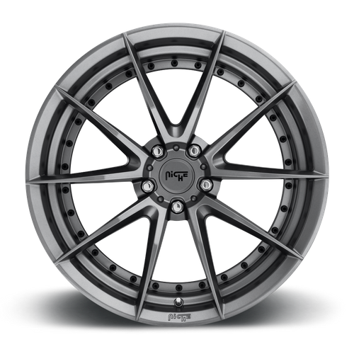 Niche 1PC M197 SECTOR 19x8.5 Gloss Anthracite 5x114.3 35mm