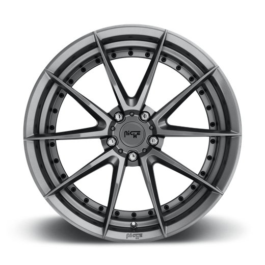 Niche 1PC M197 SECTOR 19x8.5 Gloss Anthracite 5x114.3 35mm