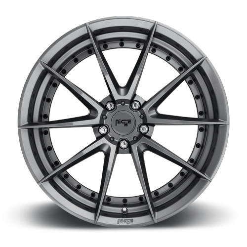 Niche 1PC M197 SECTOR 20x10.5 Gloss Anthracite 5x114.3 40mm