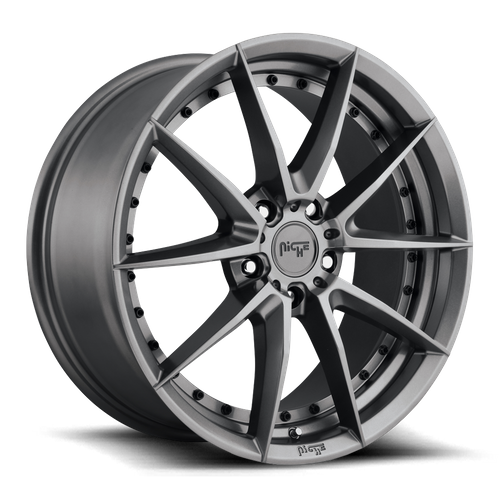 Niche 1PC M197 SECTOR 19x8.5 Gloss Anthracite 5x114.3 35mm