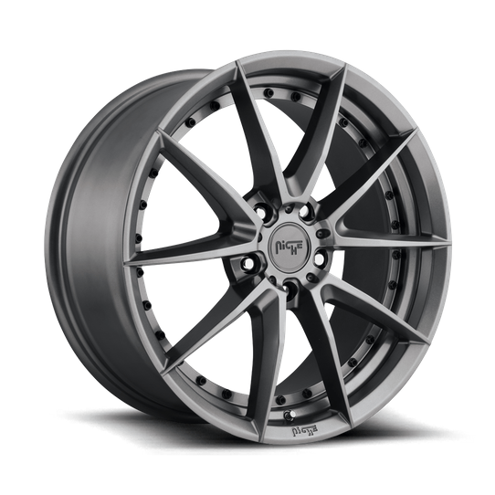 Niche 1PC M197 SECTOR 19x8.5 Gloss Anthracite 5x114.3 35mm