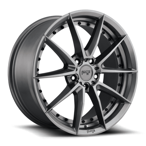 Niche 1PC M197 SECTOR 20x10.5 Gloss Anthracite 5x114.3 40mm