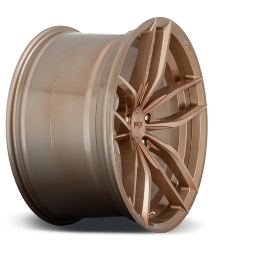 Niche 1PC M202 VOSSO 20x9 Glossy Bronze Brushed 5x114.3 35mm