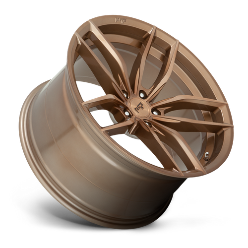 Niche 1PC M202 VOSSO 20x9 Glossy Bronze Brushed 5x114.3 35mm