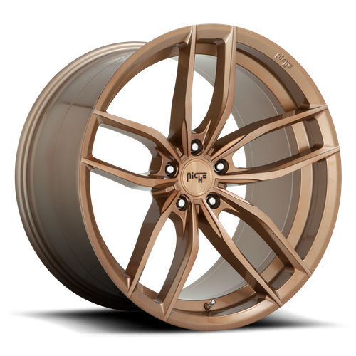 Niche 1PC M202 VOSSO 20x9 Glossy Bronze Brushed 5x114.3 35mm