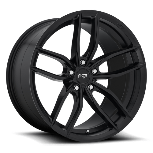 Niche 1PC M203 VOSSO 20x10 Matte Black 5x114.3 40mm