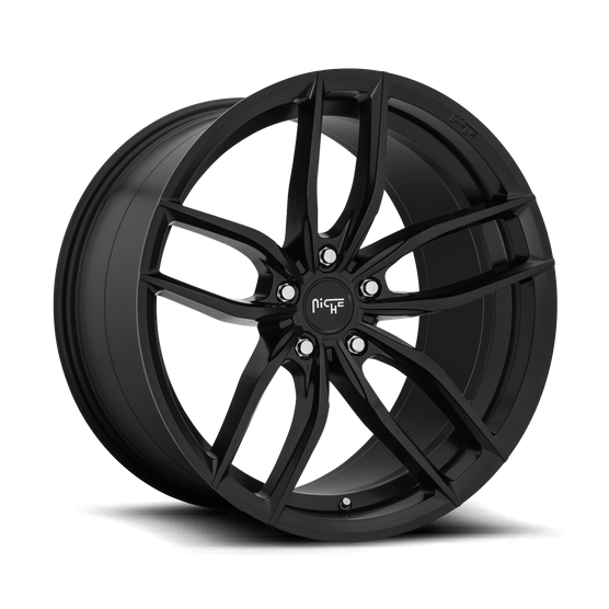 Niche 1PC M203 VOSSO 19x8.5 Matte Black 5x114.3 35mm