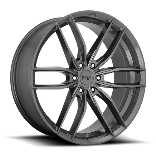 Niche 1PC M204 VOSSO 20x9 Matte Anthracite 6x135 20mm