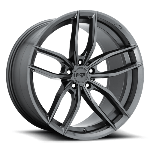 Niche 1PC M204 VOSSO 18x8 Matte Anthracite 5x114.3 30mm
