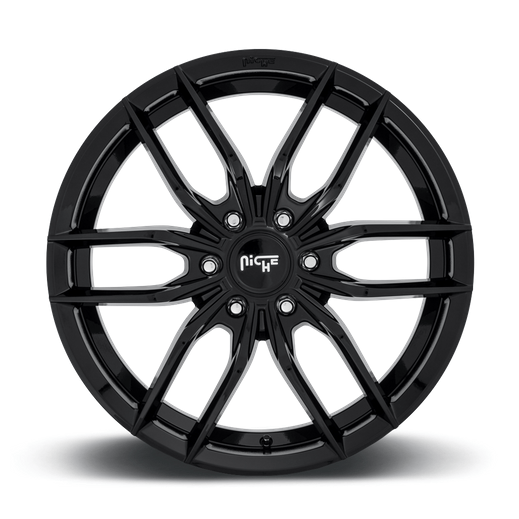 Niche 1PC M209 VOSSO 22x9.5 Gloss Black 6x135 30mm