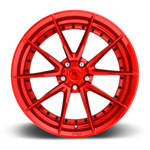 Niche 1PC M213 SECTOR 20x10.5 Candy Red 5x114.3 40mm