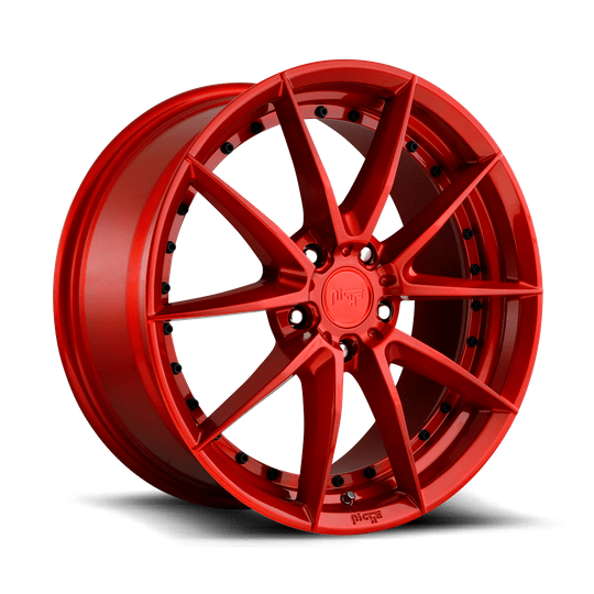 Niche 1PC M213 SECTOR 20x9 Candy Red 5x114.3 35mm