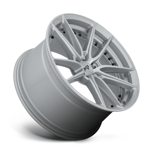 Niche 1PC M221 DFS 20x10.5 Gloss Silver Machined 5x114.3 40mm
