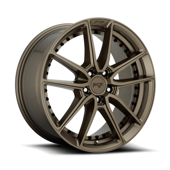 Niche 1PC M222 DFS 18x8 Matte Bronze 5x114.3 30mm