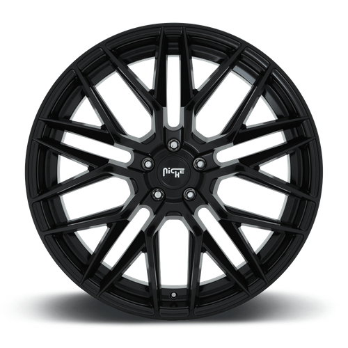 Niche 1PC M224 GAMMA 20x10.5 Gloss Black 5x114.3 40mm