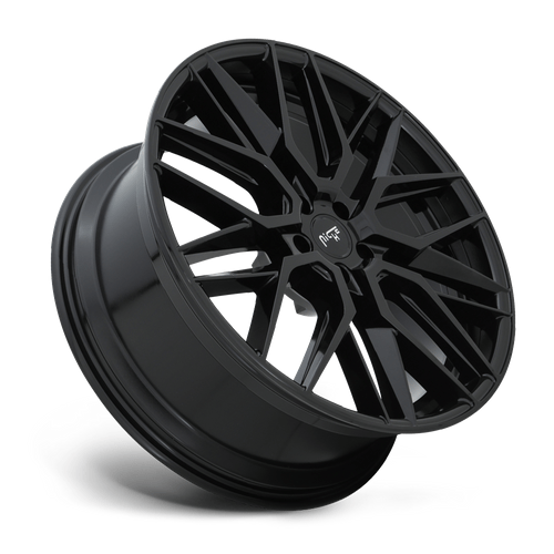 Niche 1PC M224 GAMMA 18x8 Gloss Black 5x114.3 40mm