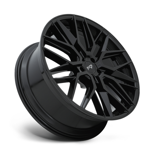 Niche 1PC M224 GAMMA 19x9.5 Gloss Black 5x114.3 35mm
