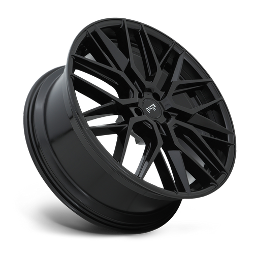 Niche 1PC M224 GAMMA 20x9 Gloss Black 5x114.3 35mm