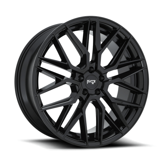 Niche 1PC M224 GAMMA 18x8 Gloss Black 5x114.3 40mm