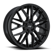 Niche 1PC M224 GAMMA 20x9 Gloss Black 5x114.3 35mm