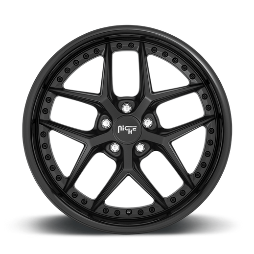 Niche 1PC M226 VICE 19x9.5 Gloss Black Matte Black 5x114.3 35mm