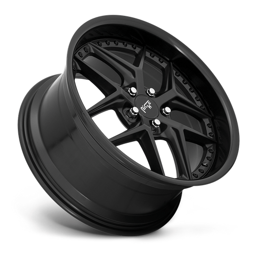 Niche 1PC M226 VICE 20x10.5 Gloss Black Matte Black 5x114.3 40mm