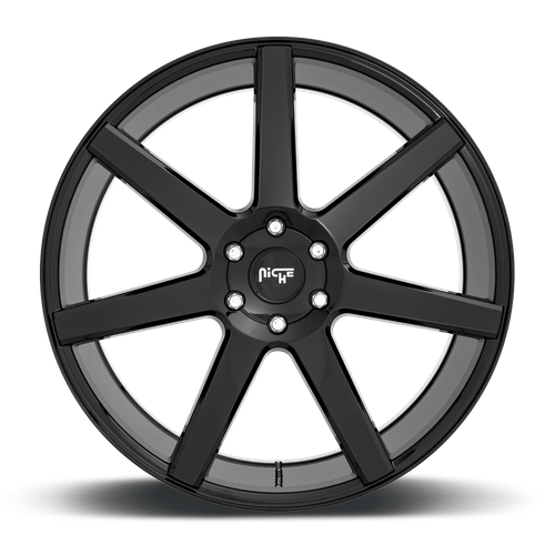 Niche 1PC M230 FUTURE 22x9.5 Gloss Black 6x135 30mm