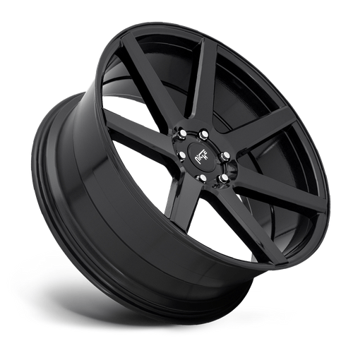 Niche 1PC M230 FUTURE 22x9.5 Gloss Black 6x135 30mm