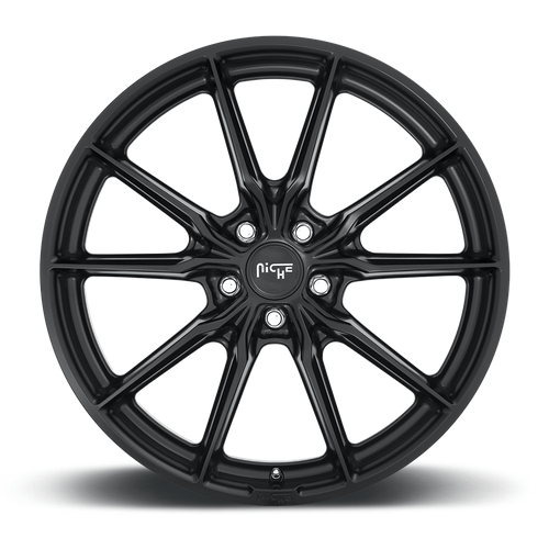 Niche 1PC M238 RAINIER 18x8 Matte Black 5x114.3 25mm