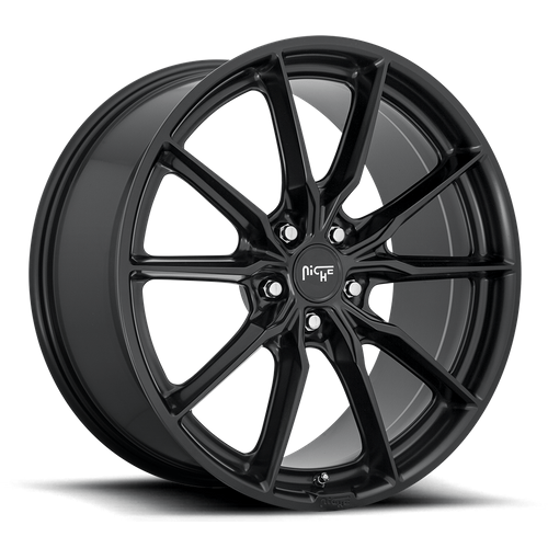 Niche 1PC M238 RAINIER 18x8 Matte Black 5x114.3 25mm