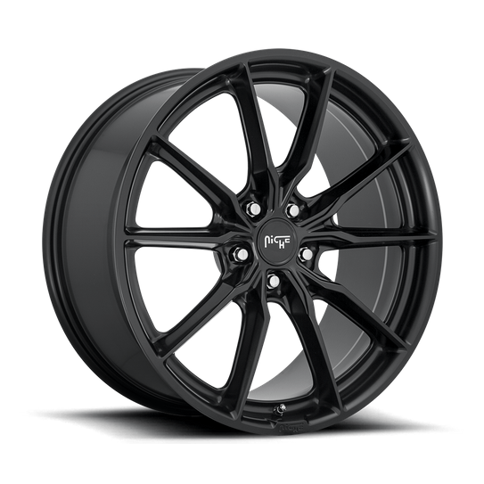 Niche 1PC M238 RAINIER 18x8 Matte Black 5x114.3 25mm