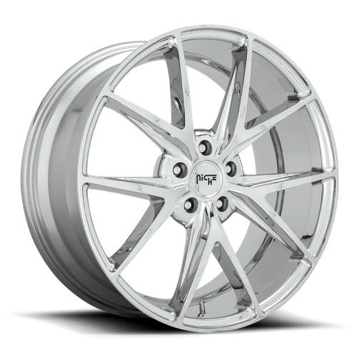 Niche 1PC M248 MISANO 20x9 Chrome 5x114.3 35mm