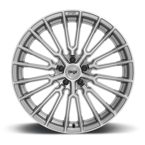 Niche 1PC M251 PREMIO 20x10.5 Platinum Brushed 5x114.3 40mm