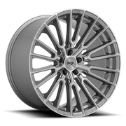 Niche 1PC M251 PREMIO 20x10.5 Platinum Brushed 5x114.3 40mm