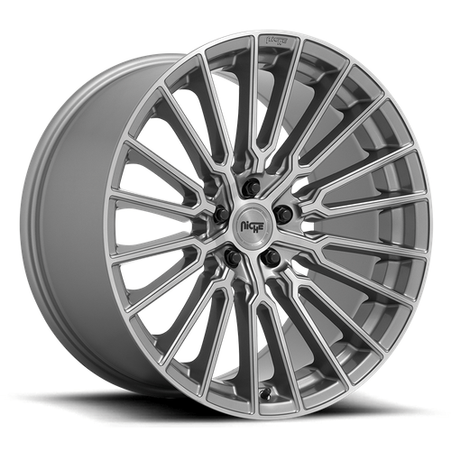 Niche 1PC M251 PREMIO 20x10.5 Platinum Brushed 5x114.3 40mm