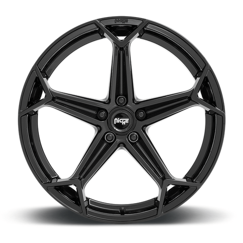 Niche 1PC N258 ARROW 20x9 Gloss Black 5x114.3 25mm
