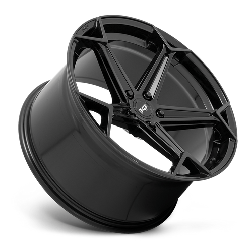 Niche 1PC N258 ARROW 20x9 Gloss Black 5x114.3 25mm