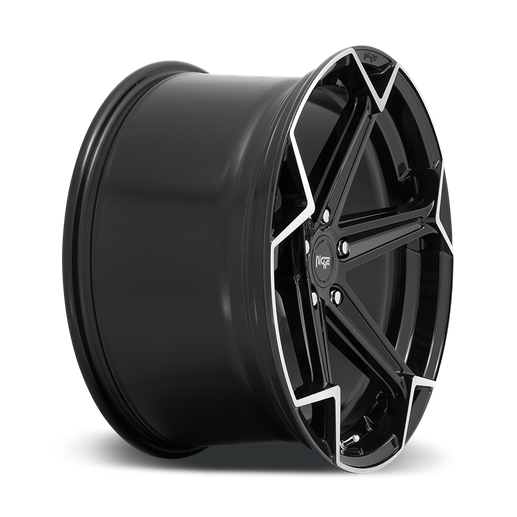 Niche 1PC N259 ARROW 20x10.5 Gloss Black Brushed 5x114.3 40mm