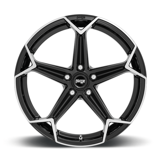 Niche 1PC N259 ARROW 20x10.5 Gloss Black Brushed 5x114.3 40mm