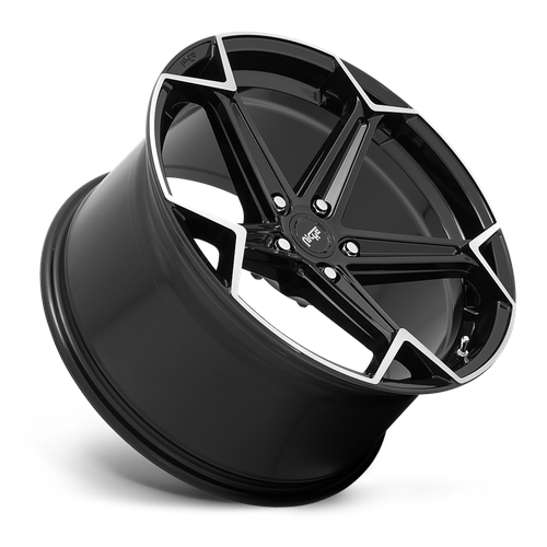 Niche 1PC N259 ARROW 20x10.5 Gloss Black Brushed 5x114.3 40mm
