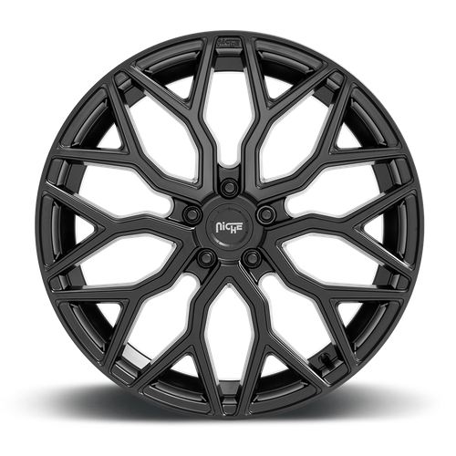 Niche 1PC M261 MAZZANTI 20x10.5 Matte Black 5x114.3 40mm