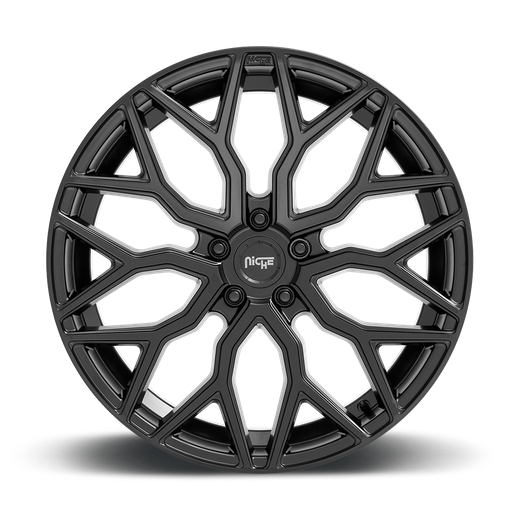 Niche 1PC M261 MAZZANTI 20x10.5 Matte Black 5x114.3 40mm