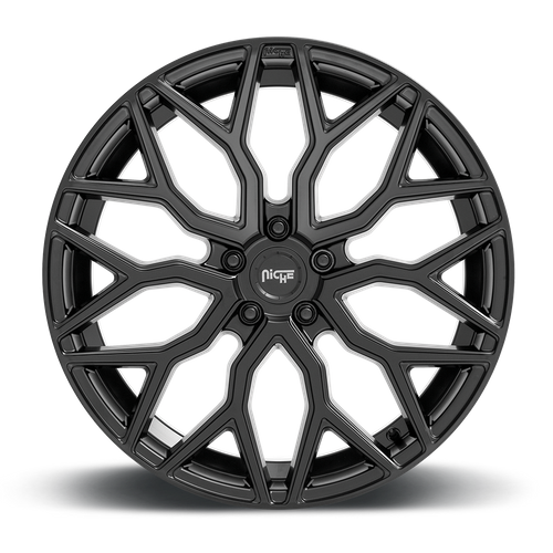 Niche 1PC M261 MAZZANTI 20x9 Matte Black 5x114.3 35mm