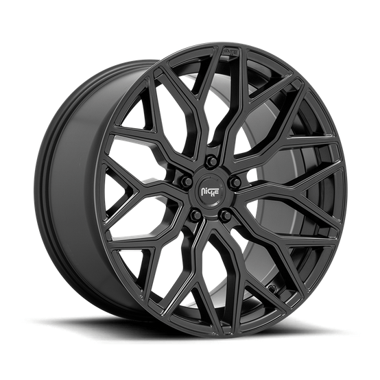 Niche 1PC M261 MAZZANTI 20x10.5 Matte Black 5x114.3 40mm