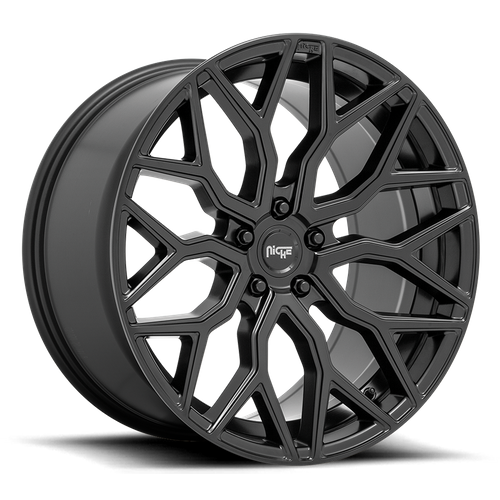 Niche 1PC M261 MAZZANTI 20x9 Matte Black 5x114.3 35mm