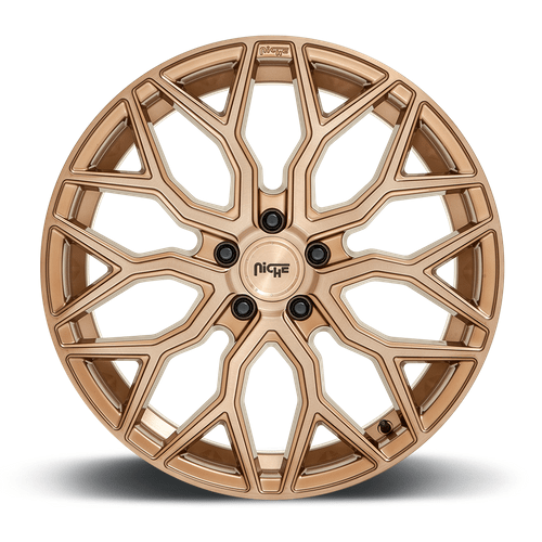Niche 1PC M263 MAZZANTI 19x9.5 Bronze Brushed 5x114.3 35mm