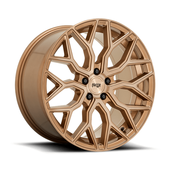 Niche 1PC M263 MAZZANTI 20x10.5 Bronze Brushed 5x114.3 40mm