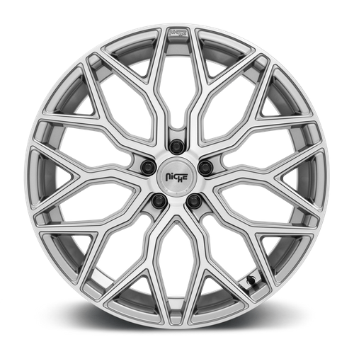 Niche 1PC M265 MAZZANTI 20x10.5 Anthracite Brushed 5x114.3 40mm