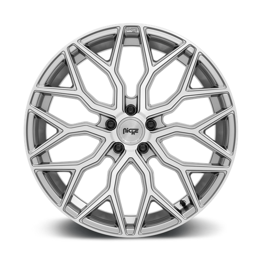 Niche 1PC M265 MAZZANTI 20x10.5 Anthracite Brushed 5x114.3 40mm
