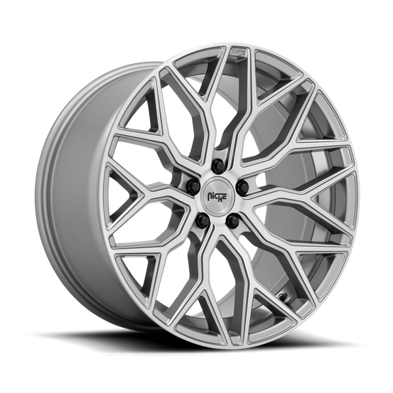 Niche 1PC M265 MAZZANTI 20x10.5 Anthracite Brushed 5x114.3 40mm